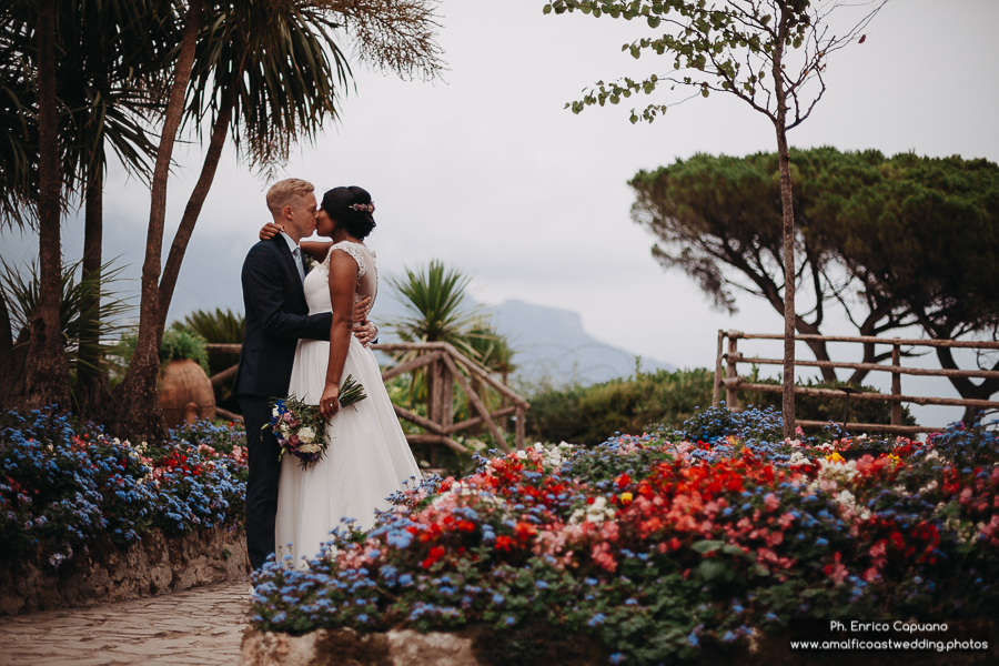 wedding photography at Villa Rufolo in Ravello